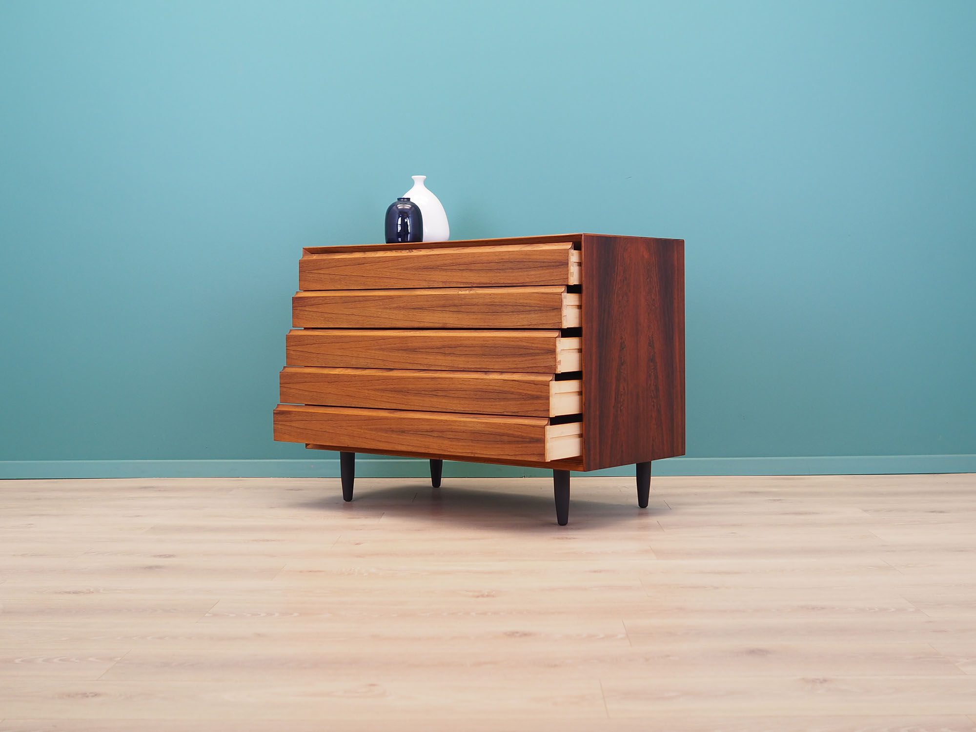 Rosewood chest of drawers, Danish design, 70's, production: Denmark