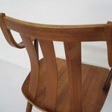 Ensemble de deux fauteuils en teck, Pays-Bas des années 1960