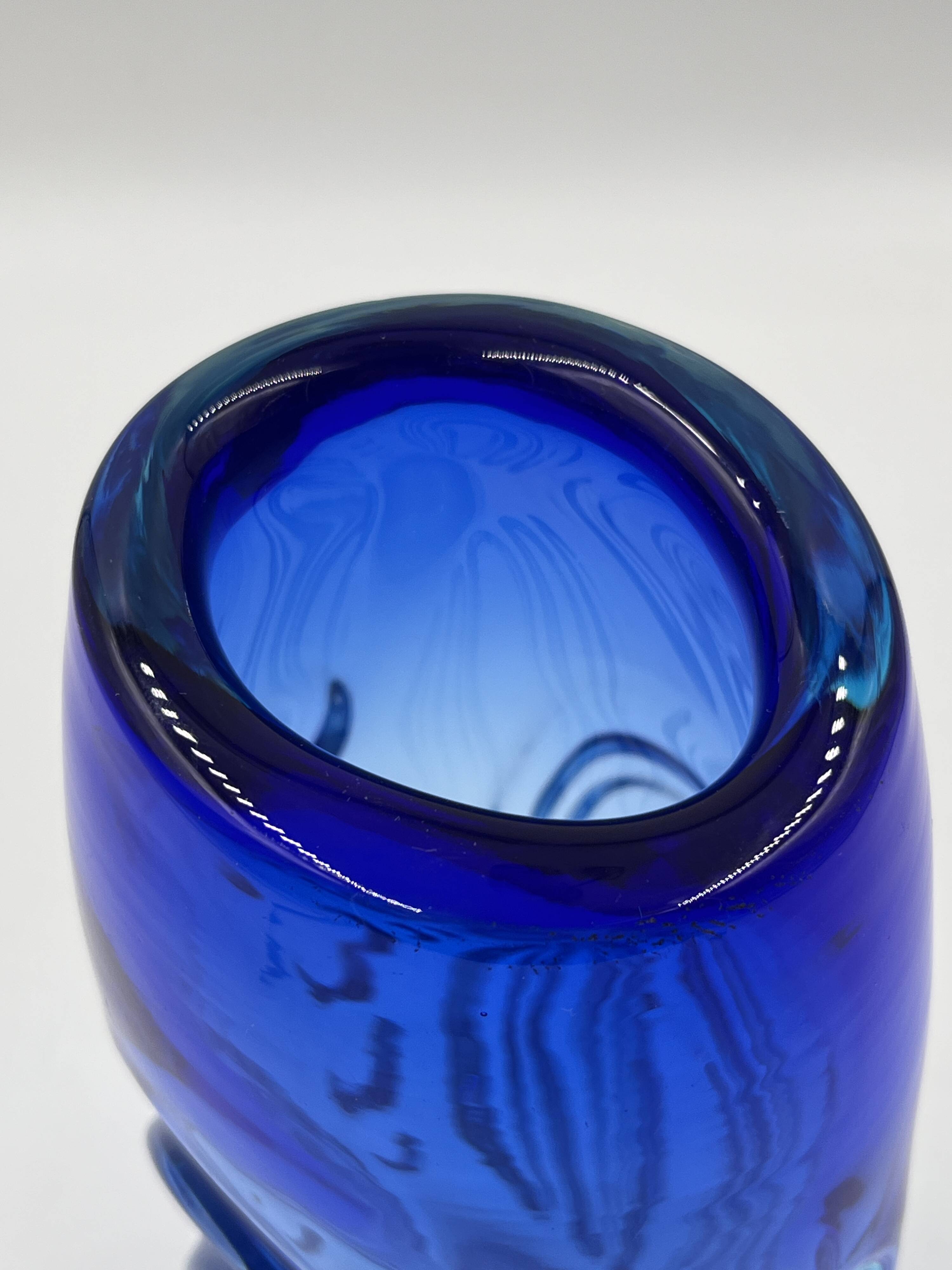 Murano blue vase