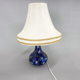 Mid-century Ceramic & Fabric Table Lamp, Czechoslovakia
