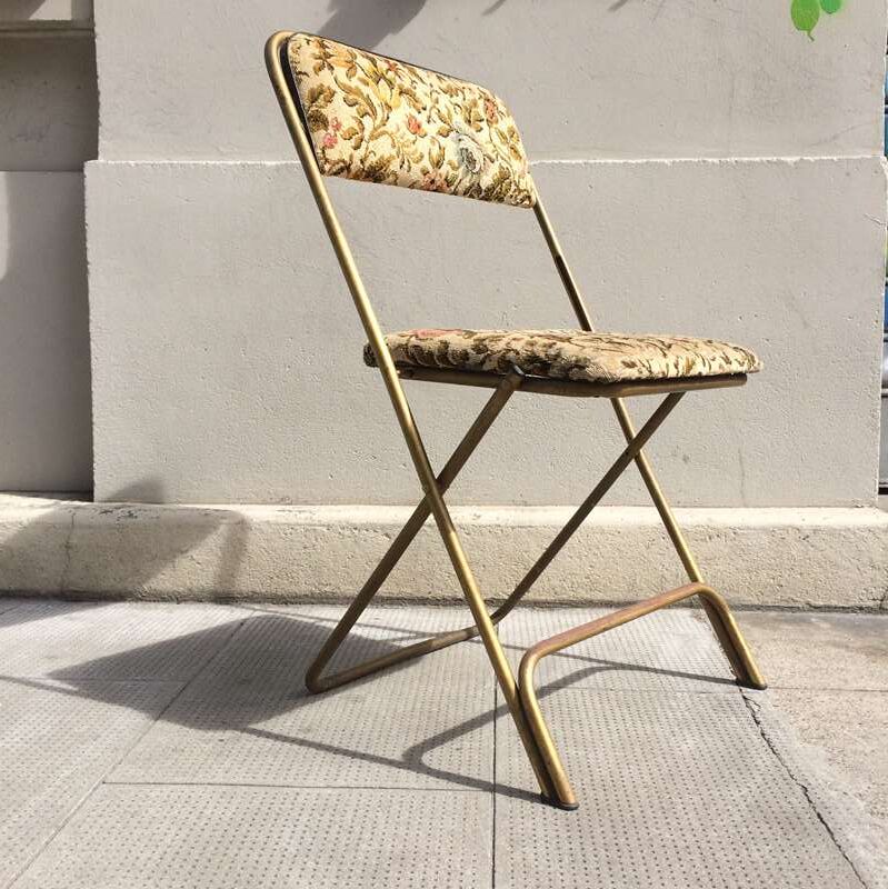 Chaise pliante vintage