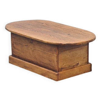 Banc / coffre rangement Vintage Bois massif, robuste, brutalise