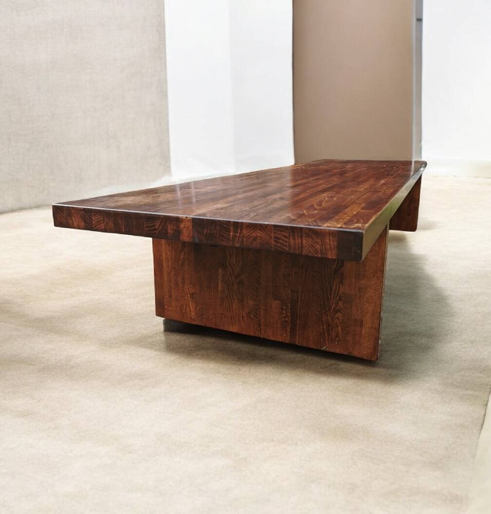 XXL solid wood bench