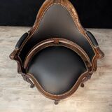 Louis XV armchair in Couillard style, from the 19th century.