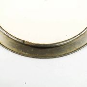 Art Nouveau tray, silver-plated brass, white porcelain, Austria, early 20th century