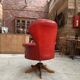 Fauteuil de bureau en cuir 60’S