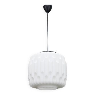 1970s Glass Pendant Light, Czechoslovakia