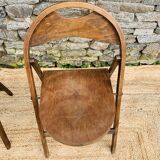 Pair of folding chairs B751 from Thonet
