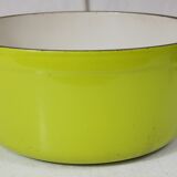 Cocotte en fonte Cousance Le Creuset verte diametre 22 cm