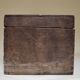 Old wooden workshop box from 1950