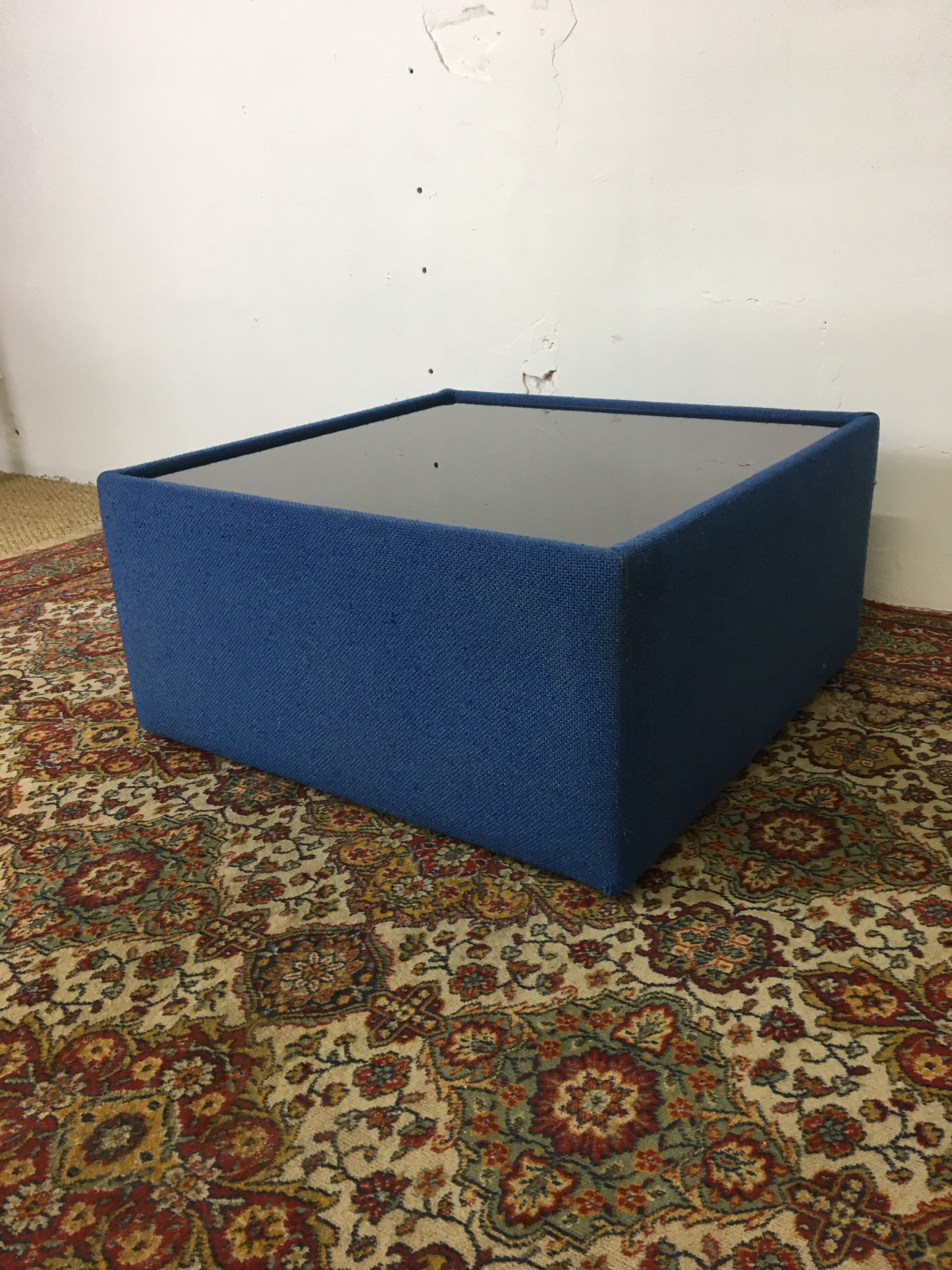 Smoked glass 60s coffee table