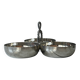 Vintage silver-plated compartment dish – Aperitif server