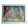 Huile sur toile Régate 71x56 par M. Vanbelle