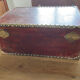 Flat wooden trunk