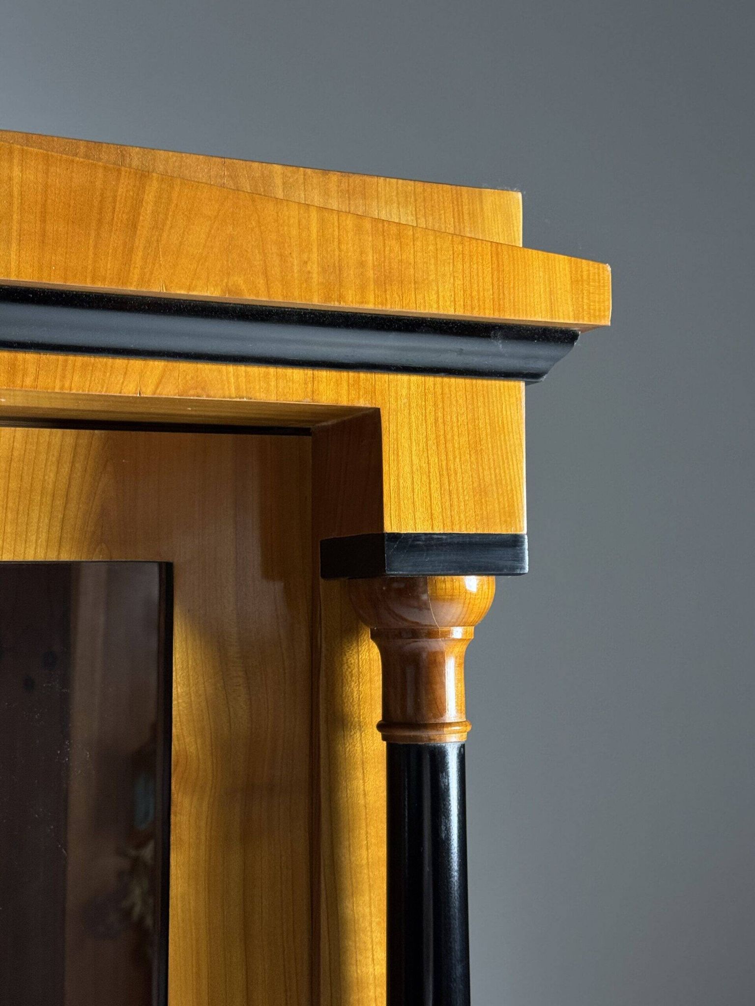 German Biedermeier display cabinet 19th century