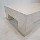 Fossil stone coffee table, 1980s
