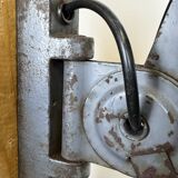 Grey Industrial Scissor Wall Lamp from Elektroinstala, 1960s