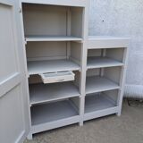 Furniture, asymmetrical wardrobe