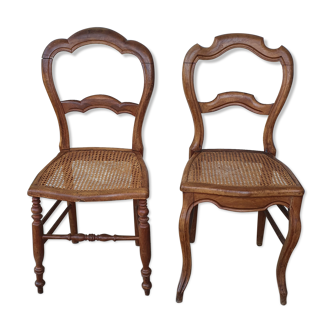 Paire de chaises Louis Philippe