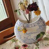 Vase demi lune peint à la main Gien
