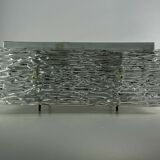 1960s lamp ceiling lamp Plafoniere Kalmar Franken Ice Glas Design