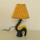 Ceramic Casserole lamp from the 60