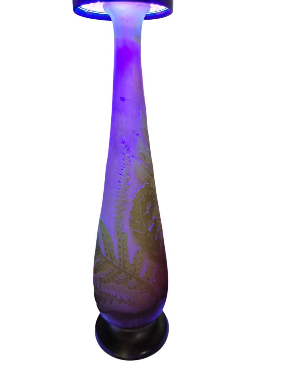 soliflore vase Emile Gallé 1900 1910