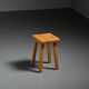 Vintage stool by Charlotte Perriand, Les Arcs, France