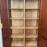 Parisian wardrobe in raw wood