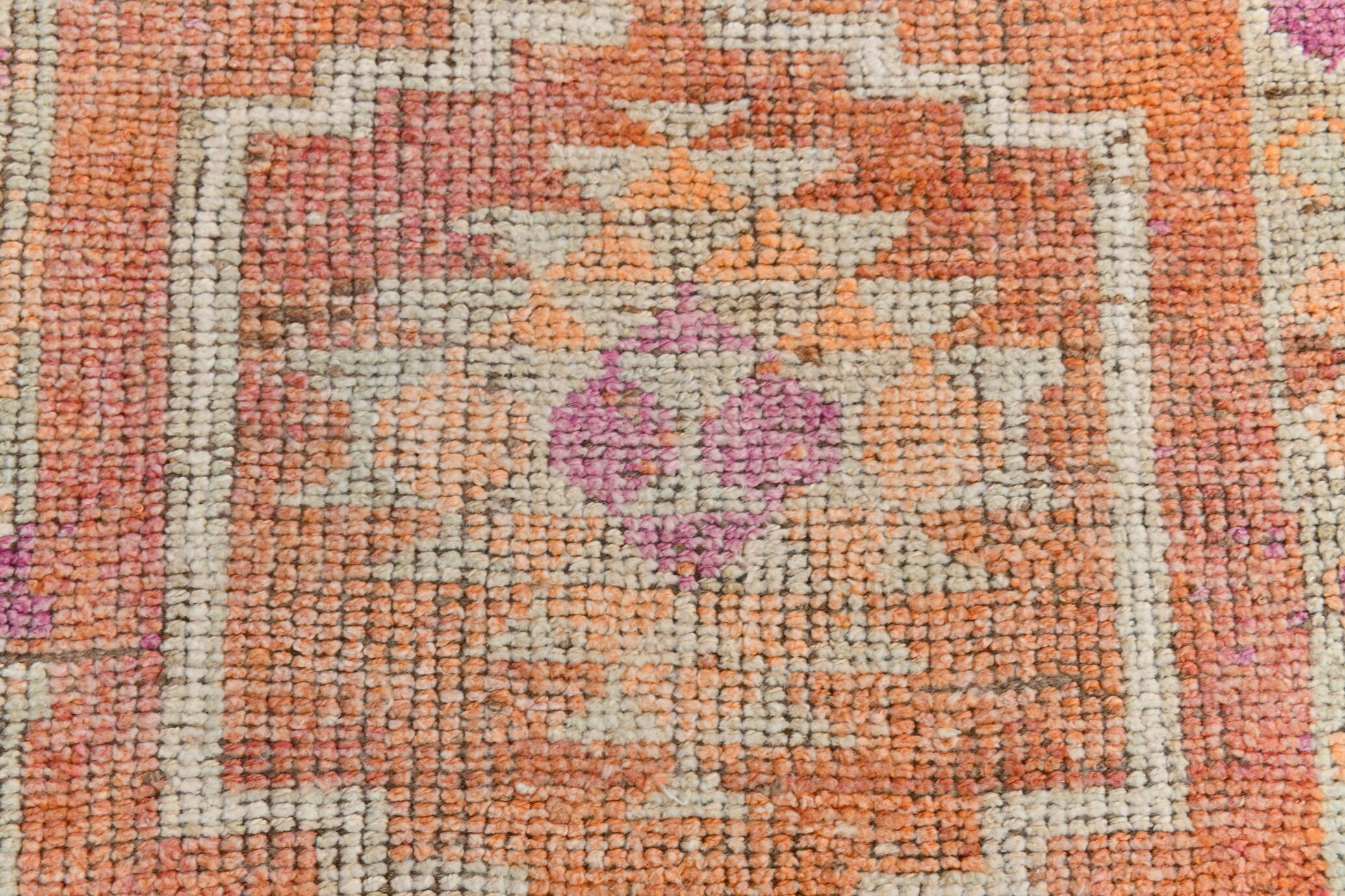 Tapis turc pastel doux, 91 x 313 cm