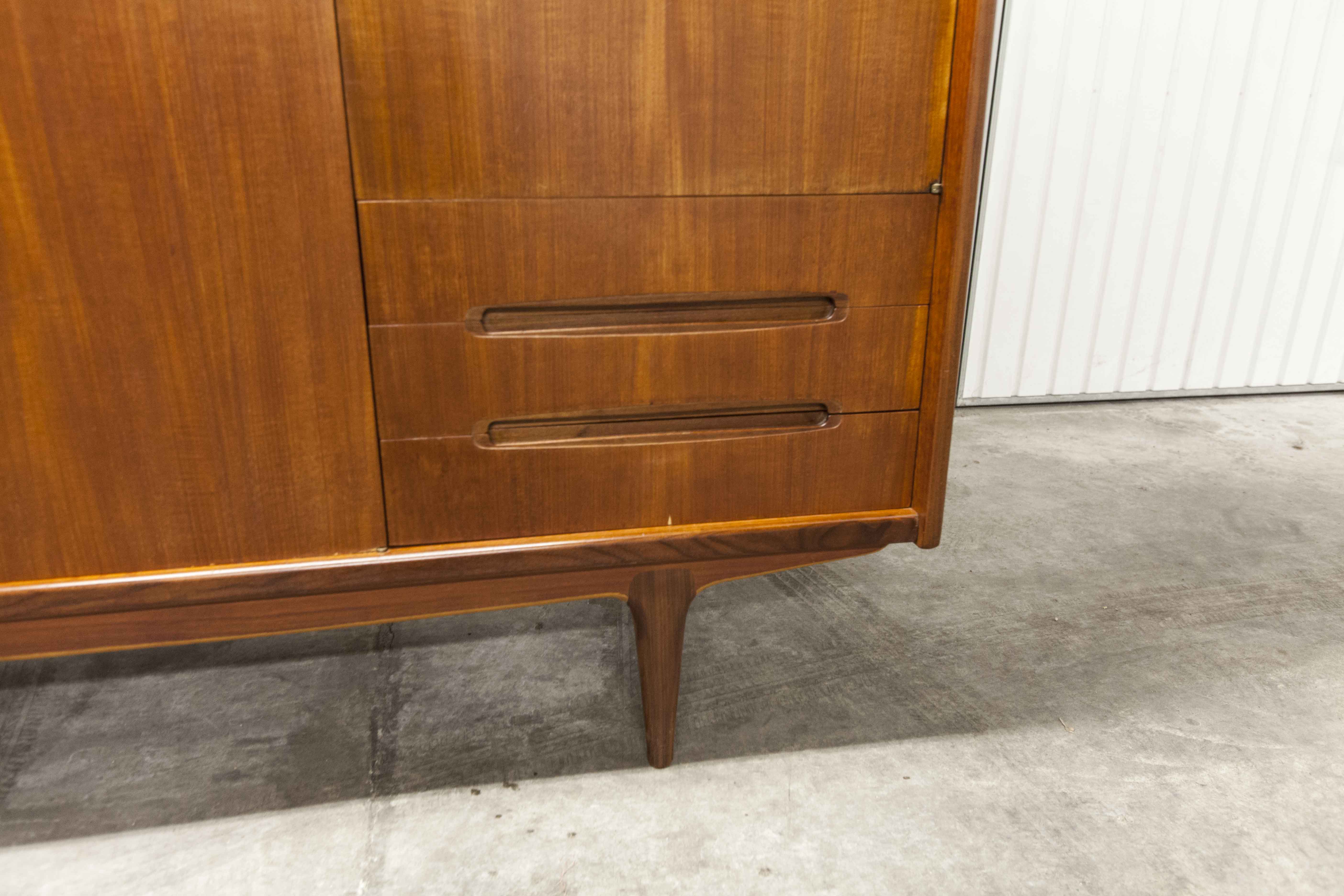 Scandinavian wardrobe 1960 Simat teak