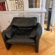 3-seater sofa + Maralunga armchair set by Vico Magistretti