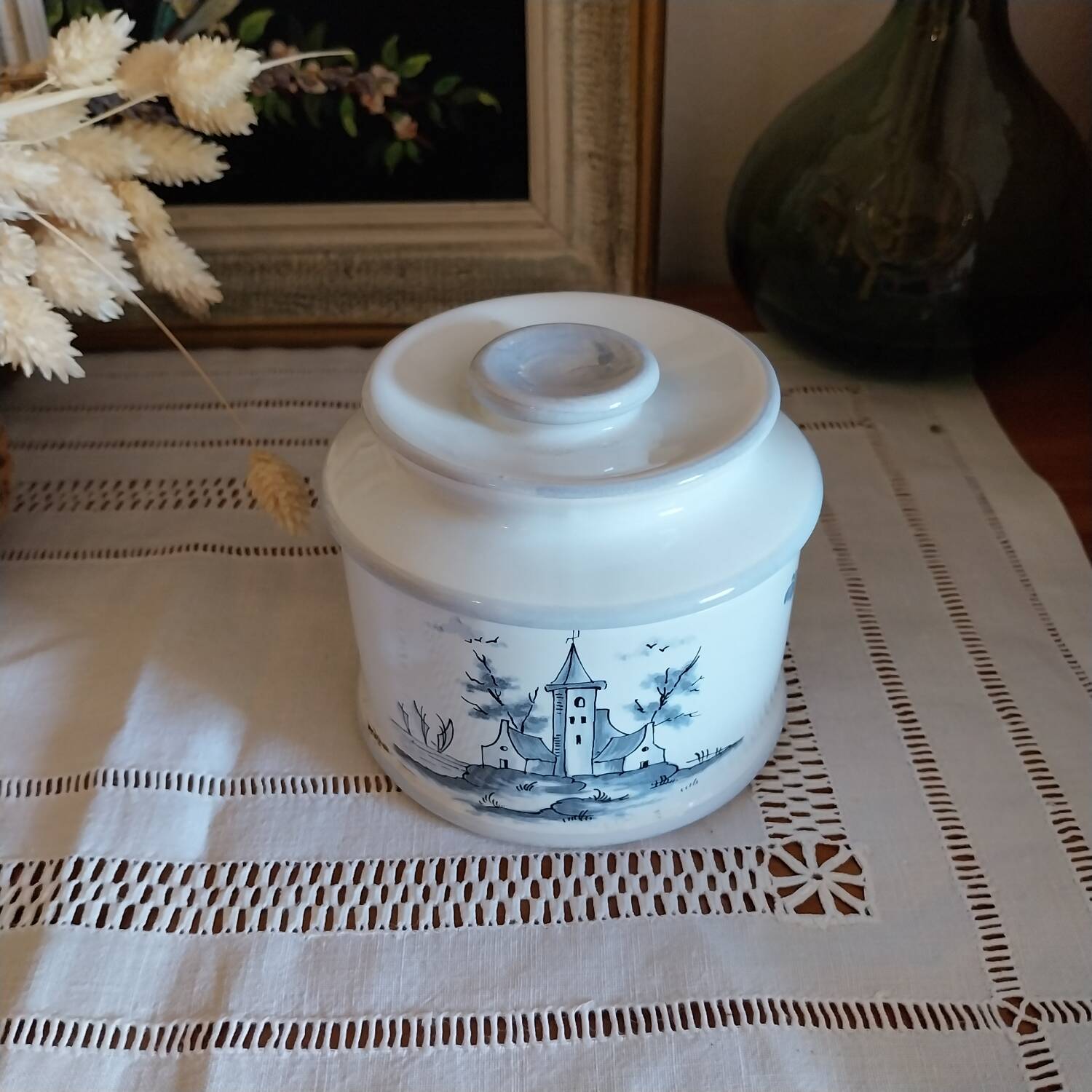 Old water butter dish Pottery from the Chapelle des Pots de France