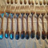 Silver-plated cutlery set, 1900
