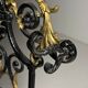 19th century cast iron coat rack