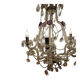 Antique crystal chandelier with pendants