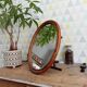 Antique rattan table mirror early 20th century
