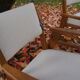 Pair of vintage poly-seat armchairs
