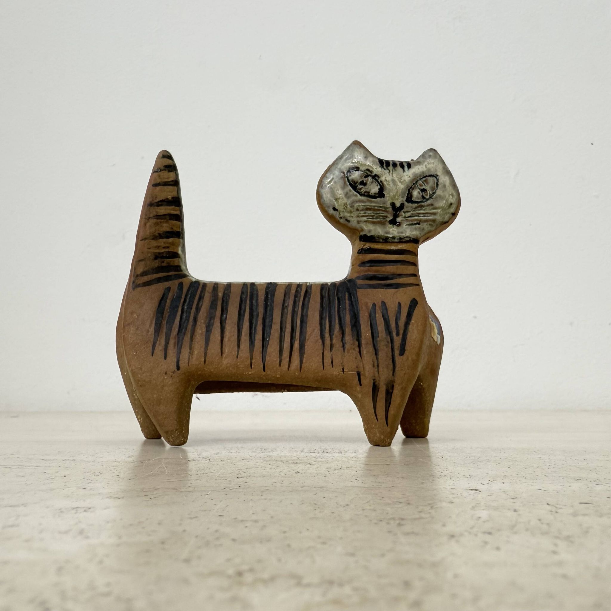 Lisa Larson Figurine de chat en céramique Gustavsberg Suède