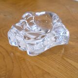 Vintage empty pocket in glass pase by Lars Hellsten ed. Orrefors