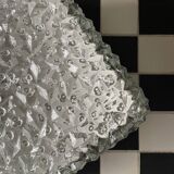 Plafonnier globe verre Holophane 1960