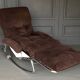 Chaise longue armchair rocking by lama 1970