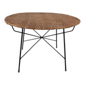 Italian String Basket Coffee Table, 1950s