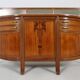 Exceptional hemisphere Art Nouveau Sideboard by Maurice Dufrene, France 1911