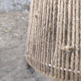 Table lamp in turned wood