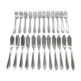 12 couverts à poisson art déco