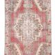 Tapis vintage turc rouge et beige 133x226cm
