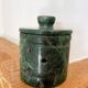 Green marble pot