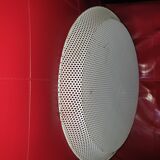 Perforated sheet metal tray by Mathieu Mategot