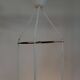 Vintage Scandinavian suspension in plexiglass and copper, probably Danish.